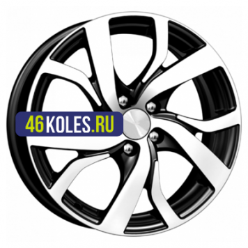 K&K 6x15/5x112 ET47 D57,1 Палермо-оригинал (КС668) Алмаз черный