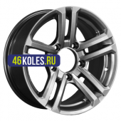 K&K 7x16/5x139,7 ET5 D110,1 Палладика (КС591М) Дарк платинум