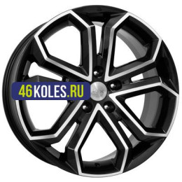 K&K 8,5x19/5x130 ET38 D84,1 Пандора (КС466) Алмаз черный