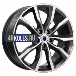 K&K 7,5x18/5x115 ET40 D70,2 Портер (КС906) Алмаз черный