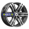 K&K 7,5x17/6x114,3 ET30 D66,1 R8 (КС1174) Алмаз черный