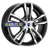 K&K 6x16/4x100 ET41 D60,1 Samara-оригинал (КС866) Алмаз черный SK
