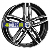 K&K 6x16/5x100 ET38 D57,1 Sayan (КС731) Алмаз черный