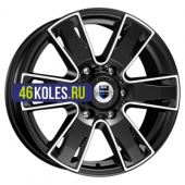 K&K 7x17/6x139,7 ET30 D106,1 Севенна (КС726) Алмаз черный