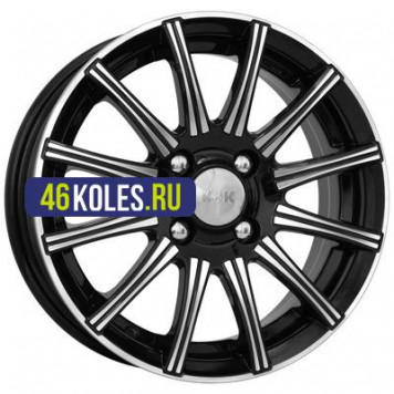 K&K 6x15/5x105 ET39 D56,6 Сиеста-оригинал (КС474) Алмаз черный