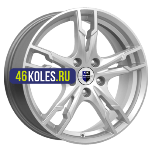 K&K 7x17/5x112 ET40 D57,1 Солар-оригинал (КС875) Сильвер SK
