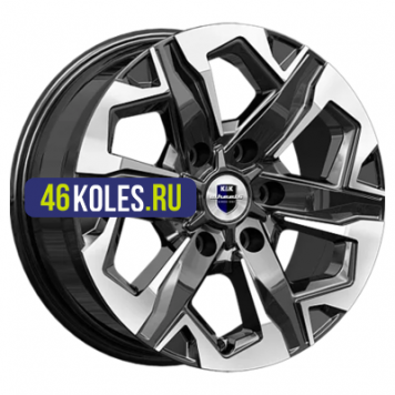 K&K 7,5x17/6x139,7 ET36 D100,1 Тейт (КС1050) Алмаз черный