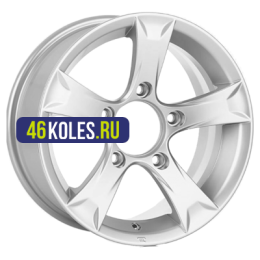 K&K 6,5x15/5x139,7 ET30 D98 Триал (КС621) Сильвер