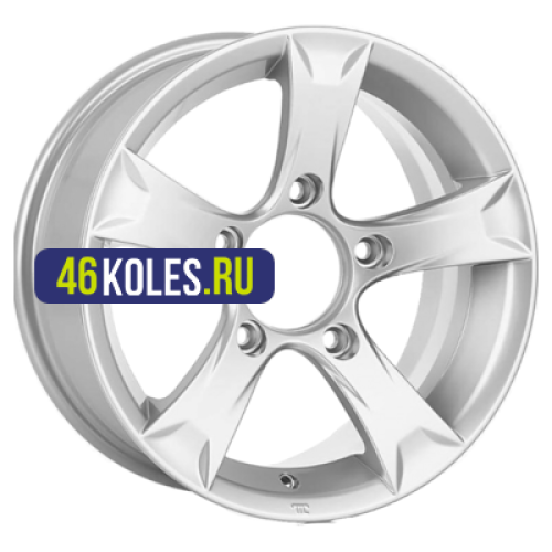 K&K 6,5x15/5x139,7 ET30 D98 Триал (КС621) Сильвер