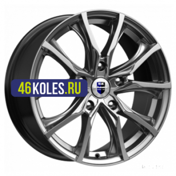 K&K 7,5x17/5x130 ET43 D71,6 Твист (КС697) Дарк платинум