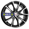 K&K 7,5x17/5x112 ET47 D57,1 Твист-оригинал (КС697М) Алмаз черный