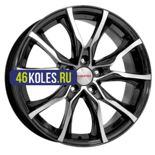 K&K 7,5x17/5x112 ET47 D57,1 Твист-оригинал (КС697М) Алмаз черный
