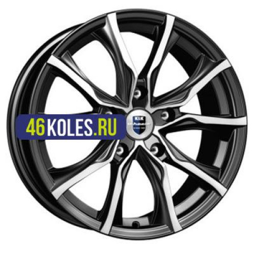 K&K 7,5x17/5x114,3 ET40 D66,1 Твист (КС697) Алмаз черный