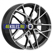 K&K 7x18/5x108 ET38 D60,1 Вудроф (КС1044) Алмаз черный