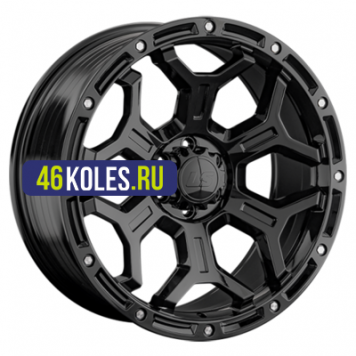 LS FlowForming 9x20/6x139,7 ET20 D106,1 RC68 BK (конус, Колпак+лого)