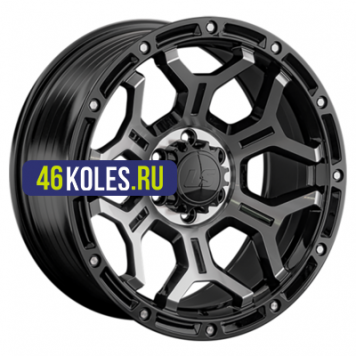 LS FlowForming 9x20/6x139,7 ET30 D100,1 RC68 BKF (конус, Колпак+лого)