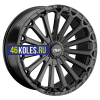 LS FlowForming 9x18/6x139,7 ET15 D106,1 RC80 BK (конус, Колпак+лого)