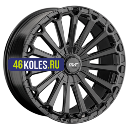 LS FlowForming 9x18/6x139,7 ET15 D106,1 RC80 BK (конус, Колпак+лого)