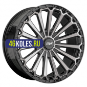 LS FlowForming 9x20/6x139,7 ET25 D100,1 RC80 BKF (конус, Колпак+лого)