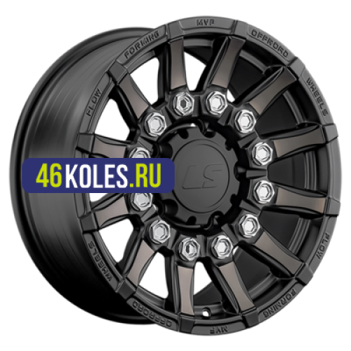 LS FlowForming 9x17/5x150 ET25 D110,1 RC87 MB+LBZSF (конус, Колпак+лого)