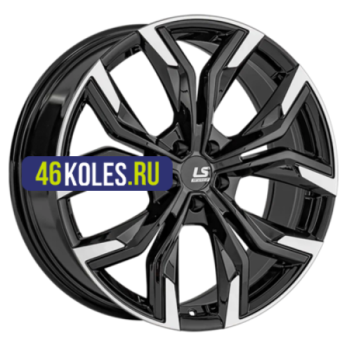 LS FlowForming 7,5x18/5x110 ET45 D63,3 RC92 BKF (конус)