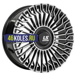 LS FlowForming 8,5x20/6x139,7 ET25 D106,1 RC99 BKF (конус, Колпак+лого)