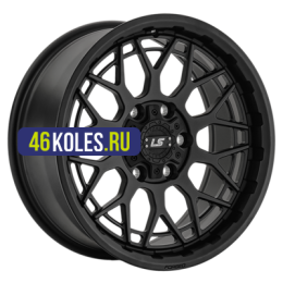 LS Forged 9x17/6x139,7 ET20 D106,1 LS FG52 MB (конус, Колпак+лого)