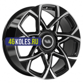 LS Forged 9x21/5x120 ET45,5 D62,6 LS FG59 BKF (конус, Колпак+лого)