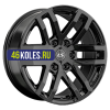 LS 9x18/6x139,7 ET30 D100,1 1279 BK (конус, Колпак+лого)