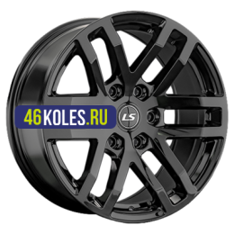 LS 9x18/6x139,7 ET30 D100,1 1279 BK (конус, Колпак+лого)
