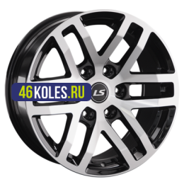 LS 8,5x17/6x139,7 ET30 D106,1 1279 BKF (конус, Колпак+лого)
