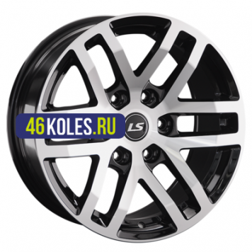 LS 9x18/6x139,7 ET30 D100,1 1279 BKF (конус, Колпак+лого)