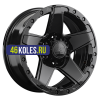 LS 8x17/6x139,7 ET30 D100,1 1284 BK (конус, Колпак+лого)