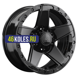 LS 8x17/6x139,7 ET30 D100,1 1284 BK (конус, Колпак+лого)