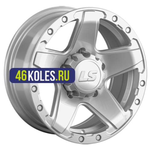 LS 8x16/5x150 ET2 D110,1 1284 Sil (конус, Колпак+лого)