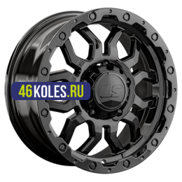 LS 8x17/5x150 ET45 D110,1 1285 BK (конус, Колпак+лого)