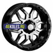 LS 7,5x17/6x139,7 ET30 D106,1 1285 BKF (конус, Колпак+лого)