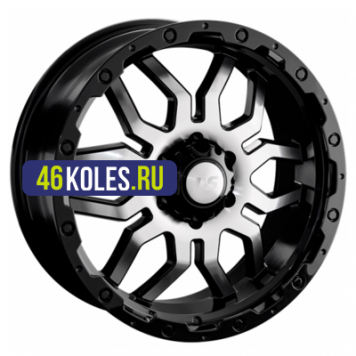 LS 7,5x17/6x139,7 ET38 D67,1 1285 BKF (конус, Колпак+лого)