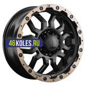 LS 7,5x17/6x114,3 ET40 D66,1 1285 BKS+BZSL (конус, Колпак+лого)