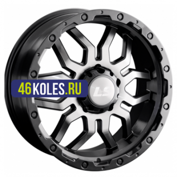 LS 7,5x17/6x114,3 ET30 D67,1 1285 GMF (конус, Колпак+лого)