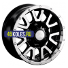 LS 7x15/6x139,7 ET10 D106,1 1288 BKF (конус, Колпак+лого)