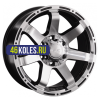 LS 7,5x17/6x139,7 ET25 D106,1 1289 BKF (конус, Колпак+лого)