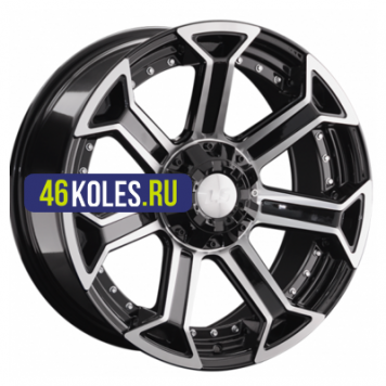 LS 9x20/6x139,7 ET20 D106,1 1293 BKF (конус, Колпак+лого)