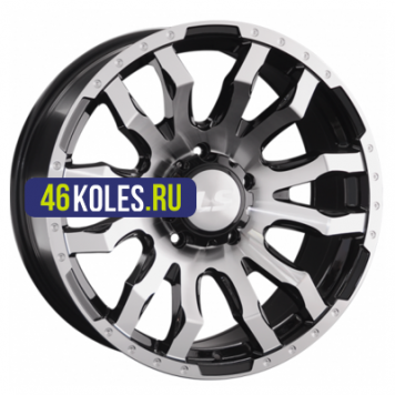 LS 9x20/6x139,7 ET20 D106,1 1294 BKF (конус, Колпак+лого)