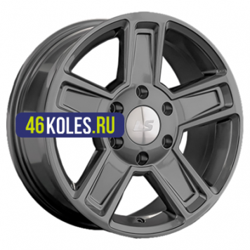 LS 8x17/6x139,7 ET38 D100,1 1296 GM (конус, Колпак+лого)
