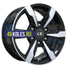 LS 7,5x17/6x139,7 ET36 D100,1 1301 BKF (конус, Колпак+лого)