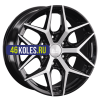 LS 8x17/6x139,7 ET36 D100,1 1303 BKF (конус, Колпак+лого)