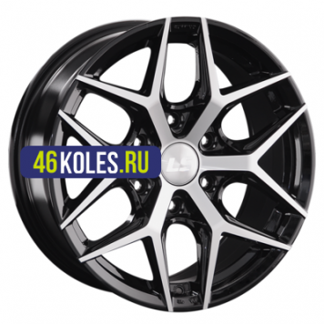 LS 8x17/6x139,7 ET38 D67,1 1303 BKF (конус, Колпак+лого)
