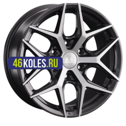 LS 8x17/6x139,7 ET30 D106,1 1303 GMF (конус, Колпак+лого)
