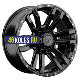 LS 9x18/6x139,7 ET15 D106,1 1339 BK (конус, Колпак+лого)